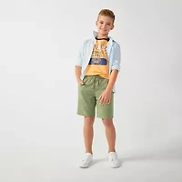 Thereabouts Pull-On Little & Big Kid Boys Stretch Fabric Adjustable Waist Jogger Short