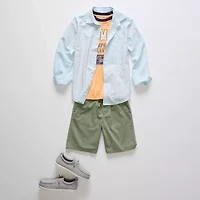Thereabouts Pull-On Little & Big Kid Boys Stretch Fabric Adjustable Waist Jogger Short