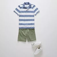 Thereabouts Pull-On Little & Big Kid Boys Stretch Fabric Adjustable Waist Jogger Short