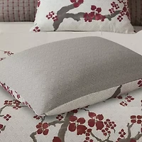 N Natori Cherry Blossom 3pc Comforter Mini Set