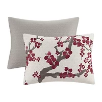 N Natori Cherry Blossom 3pc Comforter Mini Set