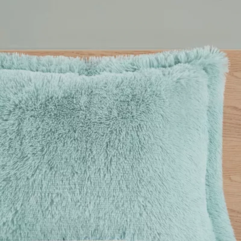 Intelligent Design Leena Shaggy Faux Fur Comforter Mini Set