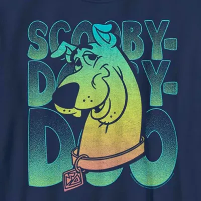 Little & Big Kid Boys Crew Neck Short Sleeve Slim Fit Scooby Doo Graphic T-Shirt