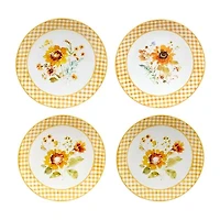 Certified International Sunflower Forever 4-pc. Earthenware Dinner Plate