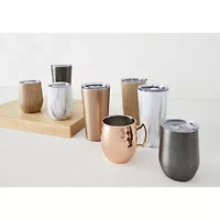 Cambridge 12oz Black Wine Tumbler