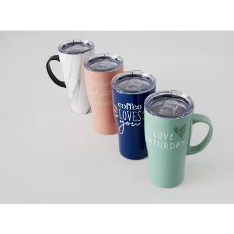 Cambridge 20oz 'Coffee Loves You' Travel Tumbler