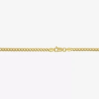 Unisex Adult 14K Gold 18 Inch Curb Chain Necklace
