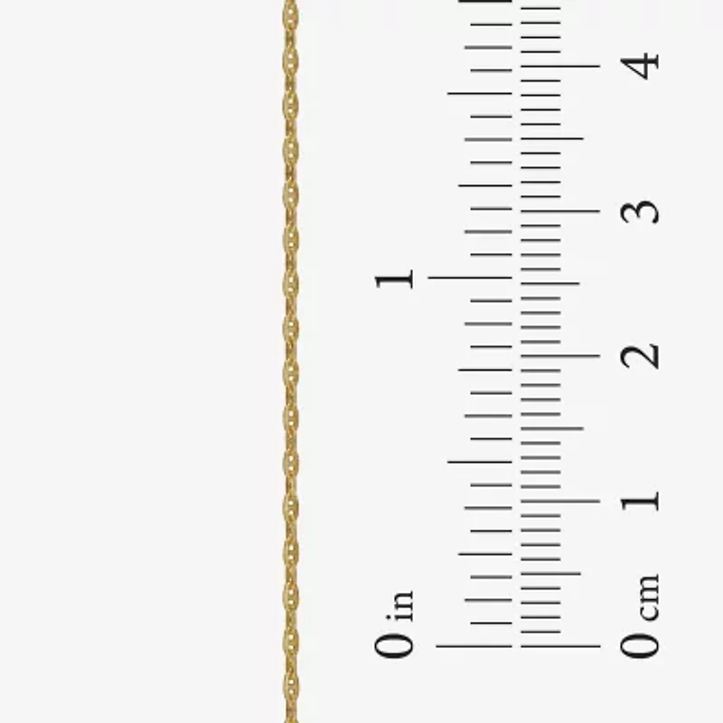 Womens 14K Gold 18 Inch Mariner Chain Necklace