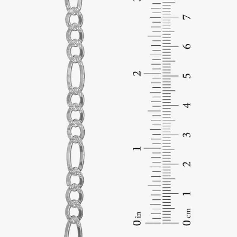 Made in Italy Mens Sterling Silver 24 Inch Link Necklace