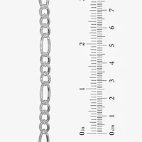 Made in Italy Mens Sterling Silver 24 Inch Link Necklace