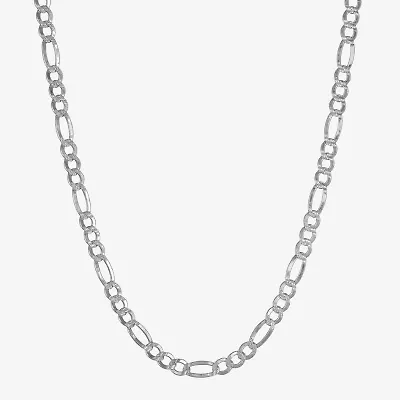 Made in Italy Mens Sterling Silver 24 Inch Link Necklace