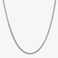 Made in Italy Womens Sterling Silver 24 Inch Link Chain Necklace