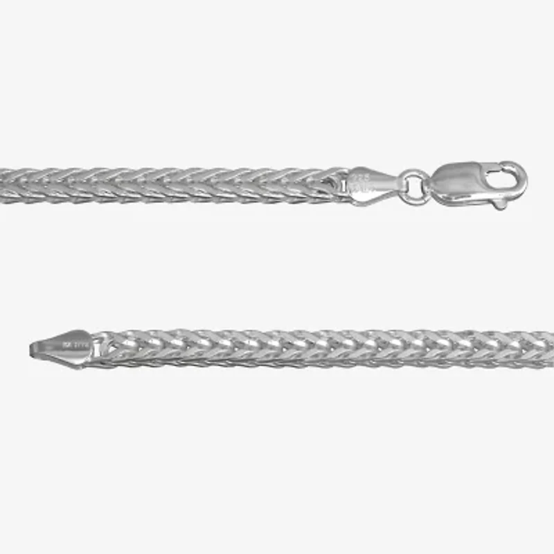 Made in Italy Womens Sterling Silver 24 Inch Link Chain Necklace