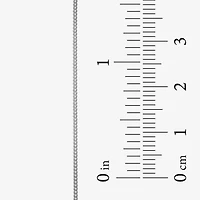 Made in Italy Womens Sterling Silver 18 Inch Curb Chain Necklace