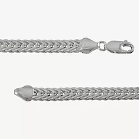 Made in Italy Mens Sterling Silver 9 Inch Solid Link Chain Bracelet