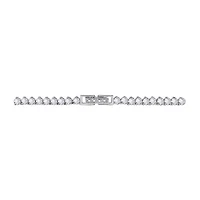 DiamonArt® Sterling Silver 20¾ CT. T.W. Cubic Zirconia Graduated Link Necklace