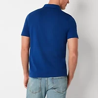 St. John's Bay Super Soft Jersey Mens Classic Fit Short Sleeve Polo Shirt