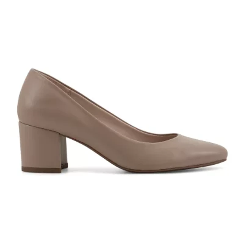 Easy Spirit Cosma Womens Round Block Heel Pumps
