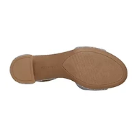 Easy Spirit Daven Womens Open Toe Block Heel Pumps