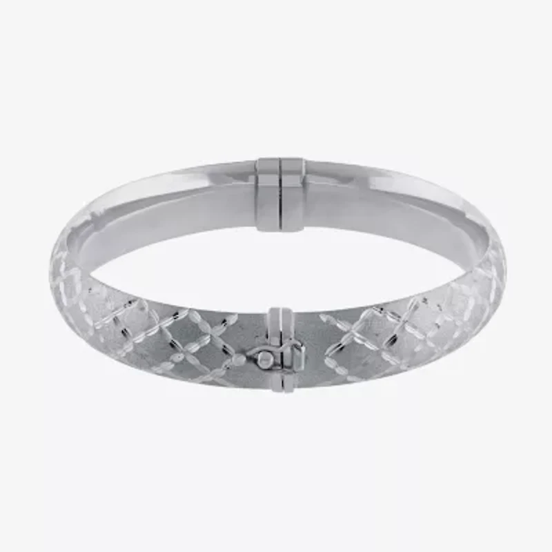 Womens Sterling Silver Bangle Bracelet