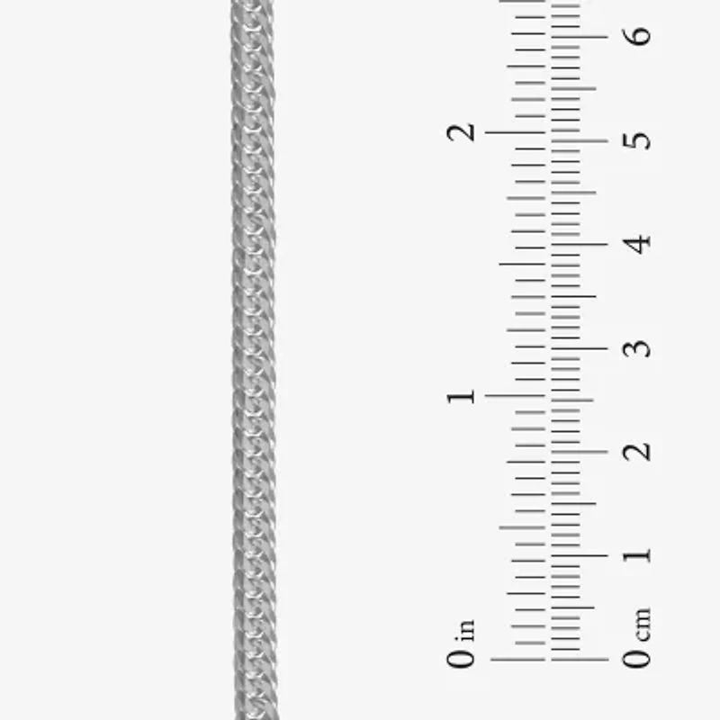 Made in Italy Unisex Adult Sterling Silver 20 Inch Curb Chain Necklace