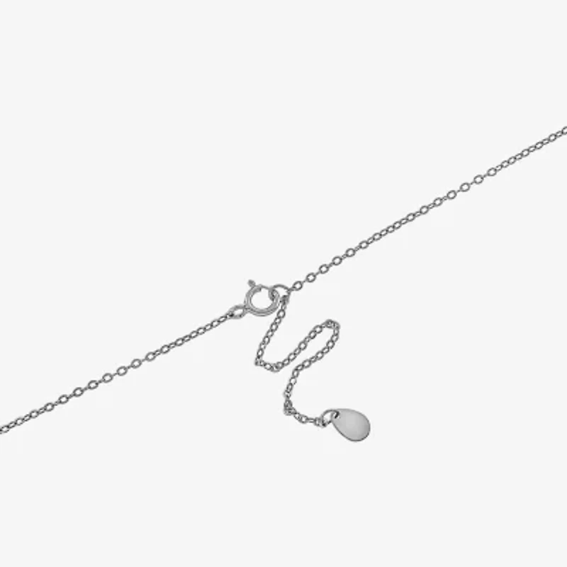 2 Piece Sterling Silver Best Friend Heart Pendant Necklace