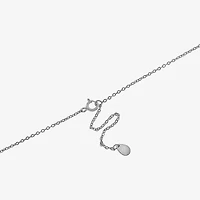 2 Piece Sterling Silver Best Friend Heart Pendant Necklace