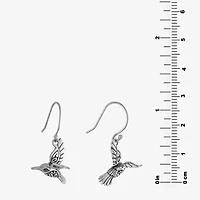 Womens Sterling Silver Drop Earrings