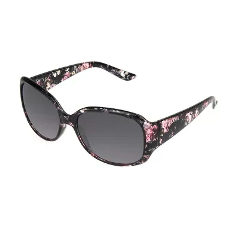 Mixit Womens Uv Protection Rectangular Sunglasses