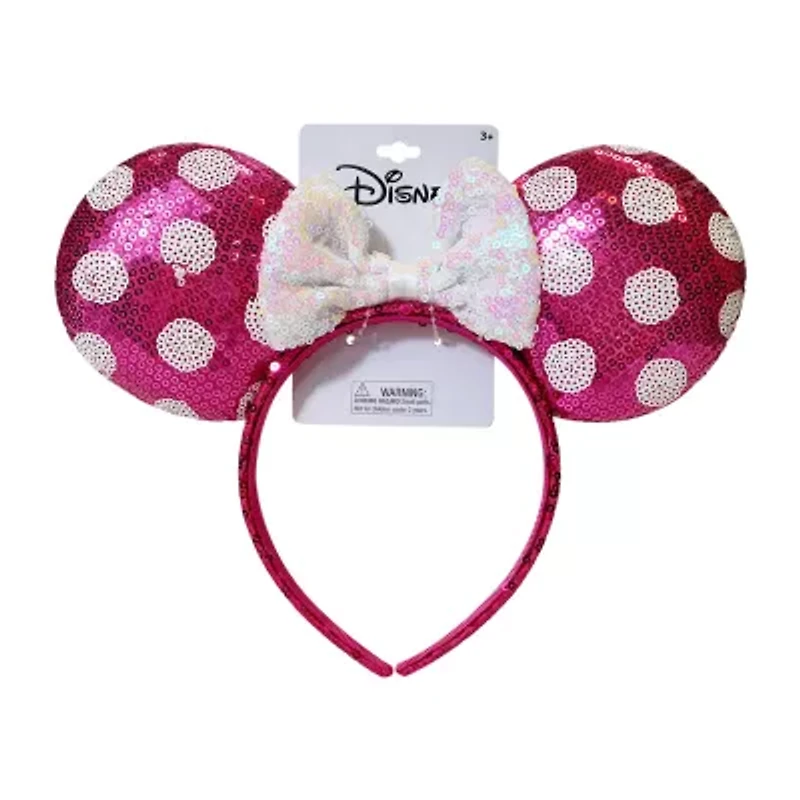 Disney Collection Girls Pink Minnie Mouse Ears Headband