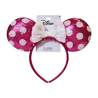 Disney Collection Girls Pink Minnie Mouse Ears Headband