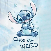 Disney Collection Little & Big Kid Girls Crew Neck Short Sleeve Regular Fit Lilo Stitch Graphic T-Shirt