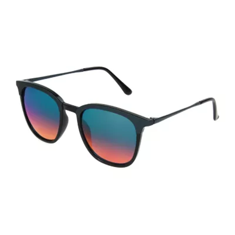 J. Ferrar Mens Uv Protection Rectangular Sunglasses