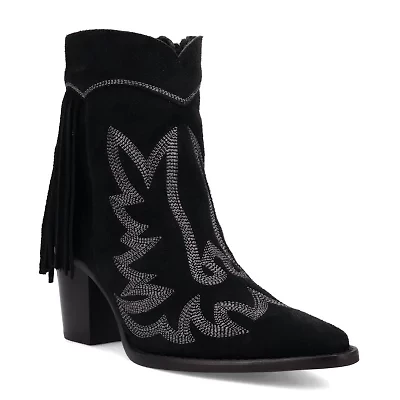 Dingo Womens Wild Sage Block Heel Cowboy Boots
