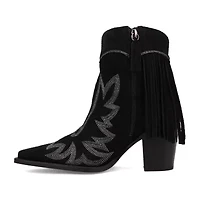 Dingo Womens Wild Sage Block Heel Cowboy Boots