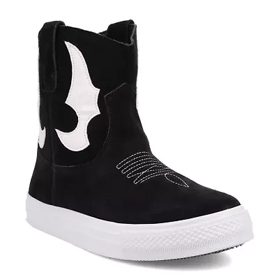 Dingo Womens Ollie Flat Heel Cowboy Boots