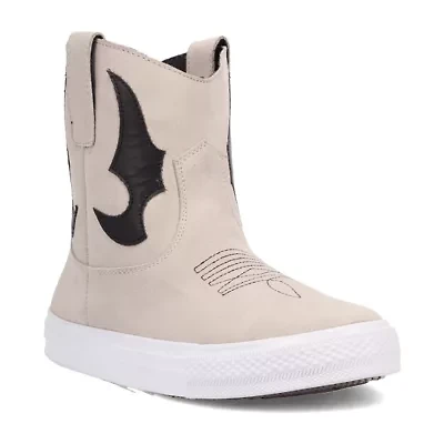 Dingo Womens Ollie Flat Heel Cowboy Boots