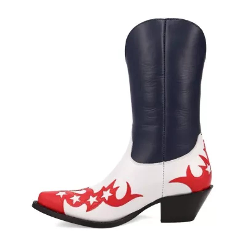 Dingo Womens Cowgirl Block Heel Cowboy Boots