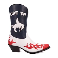 Dingo Womens Cowgirl Block Heel Cowboy Boots