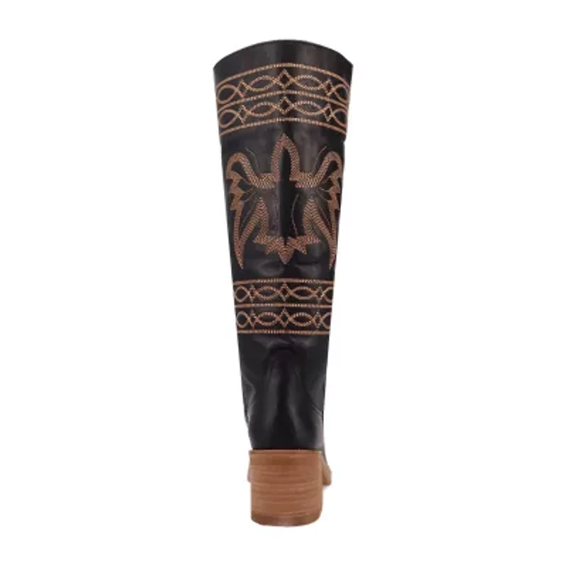 Dingo Womens Avalon Stacked Heel Cowboy Boots