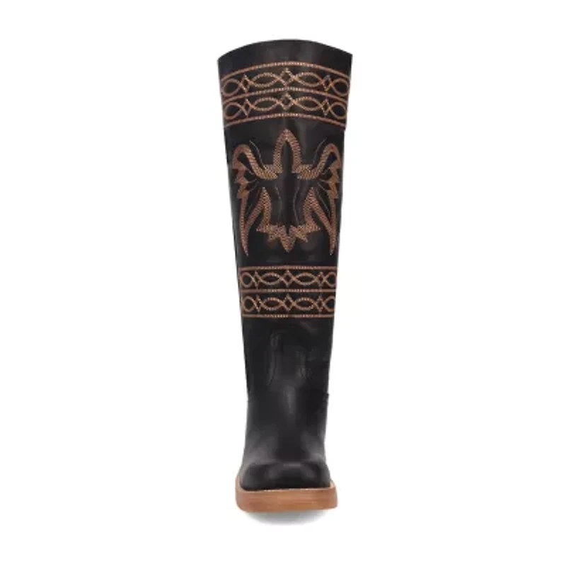 Dingo Womens Avalon Stacked Heel Cowboy Boots