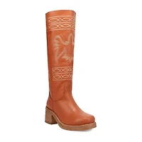 Dingo Womens Avalon Stacked Heel Cowboy Boots