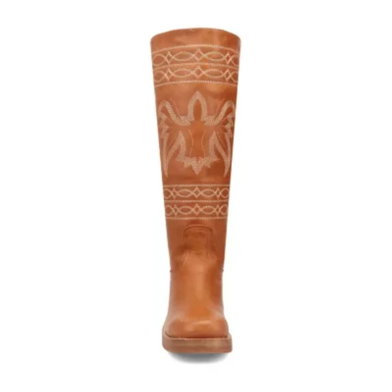 Dingo Womens Avalon Stacked Heel Cowboy Boots