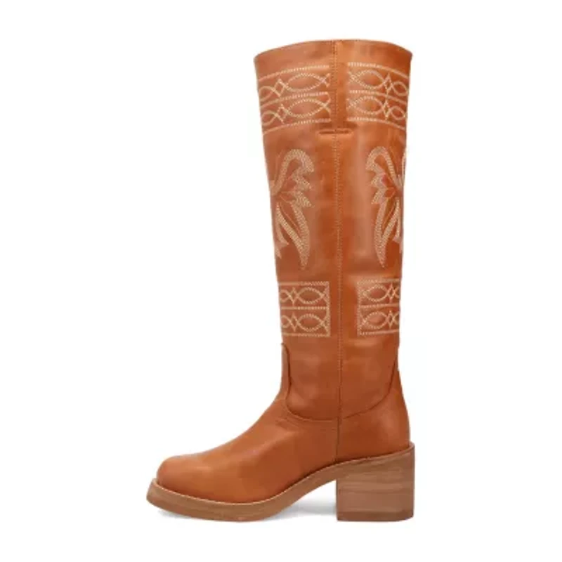Dingo Womens Avalon Stacked Heel Cowboy Boots
