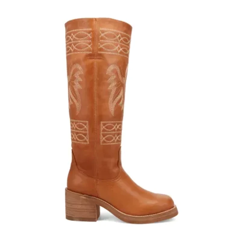 Dingo Womens Avalon Stacked Heel Cowboy Boots