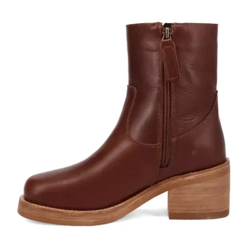 Dingo Womens Roxy Stacked Heel Cowboy Boots