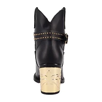 Dingo Womens Milano Block Heel Cowboy Boots