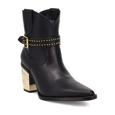 Dingo Womens Milano Block Heel Cowboy Boots