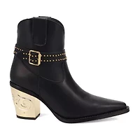 Dingo Womens Milano Block Heel Cowboy Boots