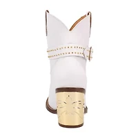 Dingo Womens Milano Block Heel Cowboy Boots